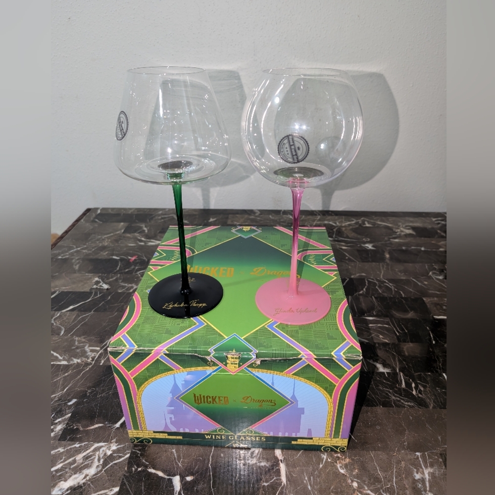 Wicked x Dragon Glassware Limited Edition Wine Glass Set